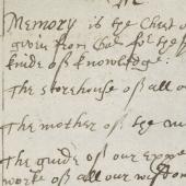 ‘The treasurehouse of the mind’: memory in commonplace books