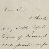 Letter from Edward Daniel Clarke to an unknown recipient, (undated) (Pg. 1)