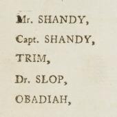 Leonard MacNally (1752-1820), <em>Tristram Shandy, a sentimental, Shandean bagatelle</em>
