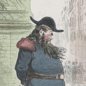 Cham (Charles Amédée de Noé), ‘Le châtiment de Courbet’, Les Folies de la Commune