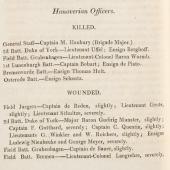 Hanoverian casualties