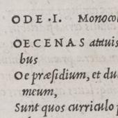 Quintus Horatius Flaccus (65–8 BC) <em>Carmina</em>